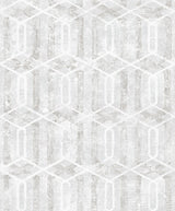 Advantage Stormi Light Grey Geometric Wallpaper