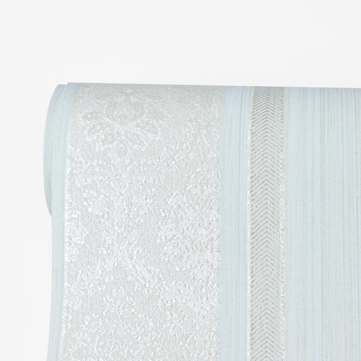 Advantage Mackenzie Mint Stripe Wallpaper