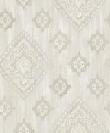 Advantage Leana Yellow Medallion Wallpaper