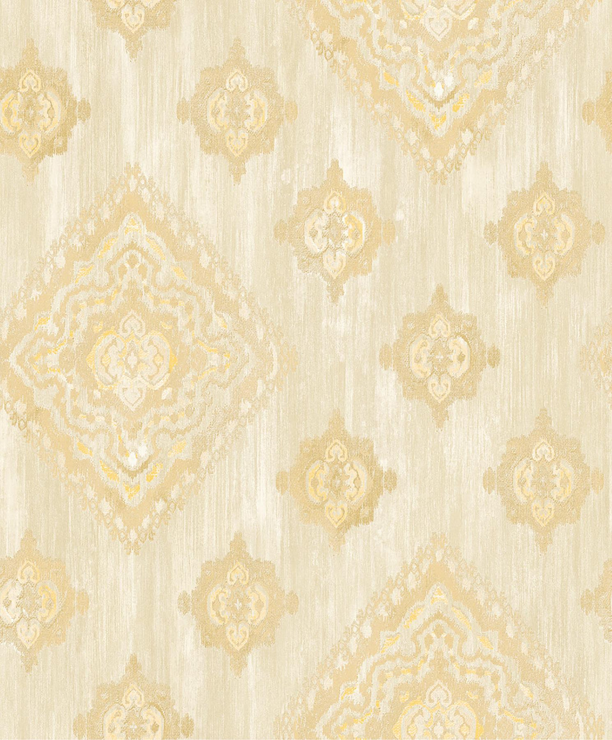 Advantage Leana Gold Medallion Wallpaper
