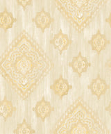 Advantage Leana Gold Medallion Wallpaper