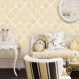 Advantage Leana Gold Medallion Wallpaper