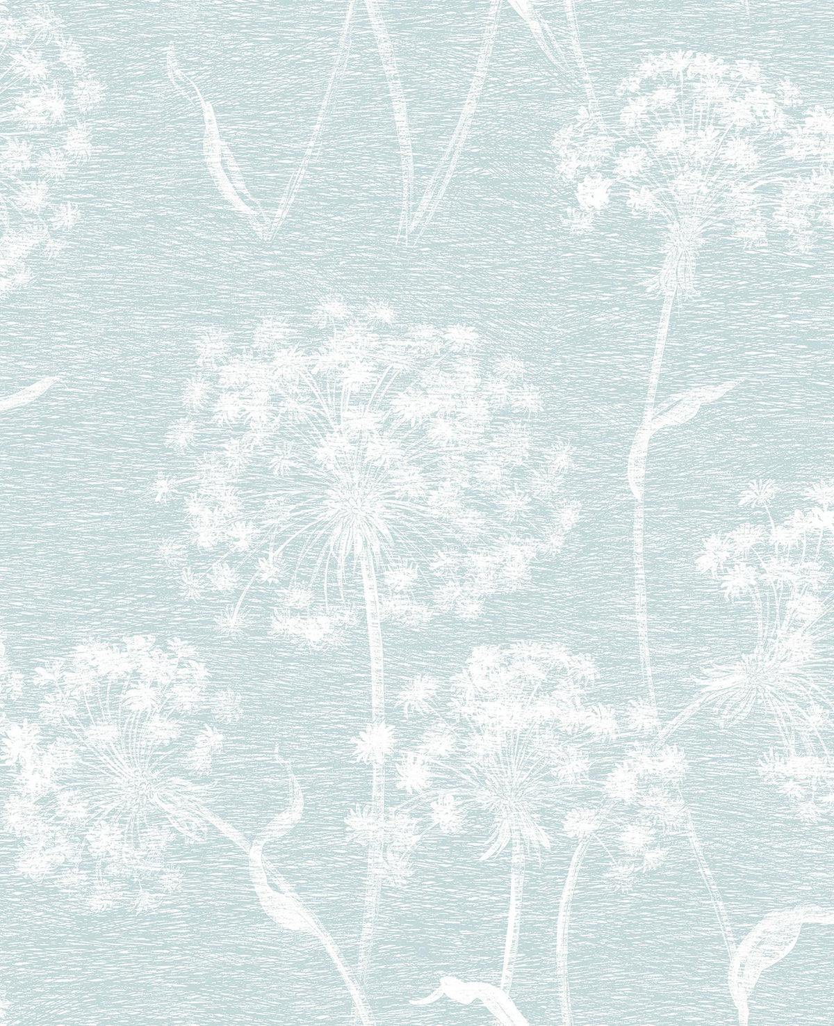 Advantage Carolyn Light Blue Dandelion Wallpaper