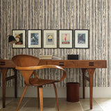 Advantage Taylor Beige Stripe Wallpaper