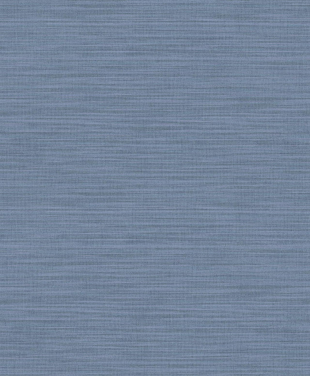 Advantage Ashleigh Blue Linen Texture Wallpaper