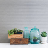 Advantage Lily Light Blue Stripe Wallpaper