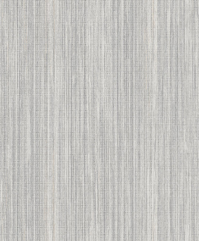 Advantage Audrey Taupe Stripe Texture Wallpaper