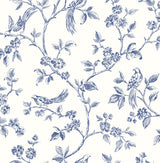 Advantage Ray Navy Bird Trail Wallpaper