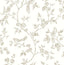 Advantage Ray Taupe Bird Trail Wallpaper