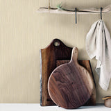 Advantage Emeril Cream Faux Grasscloth Wallpaper