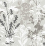 Advantage Pippin Grey Wild Flowers Wallpaper