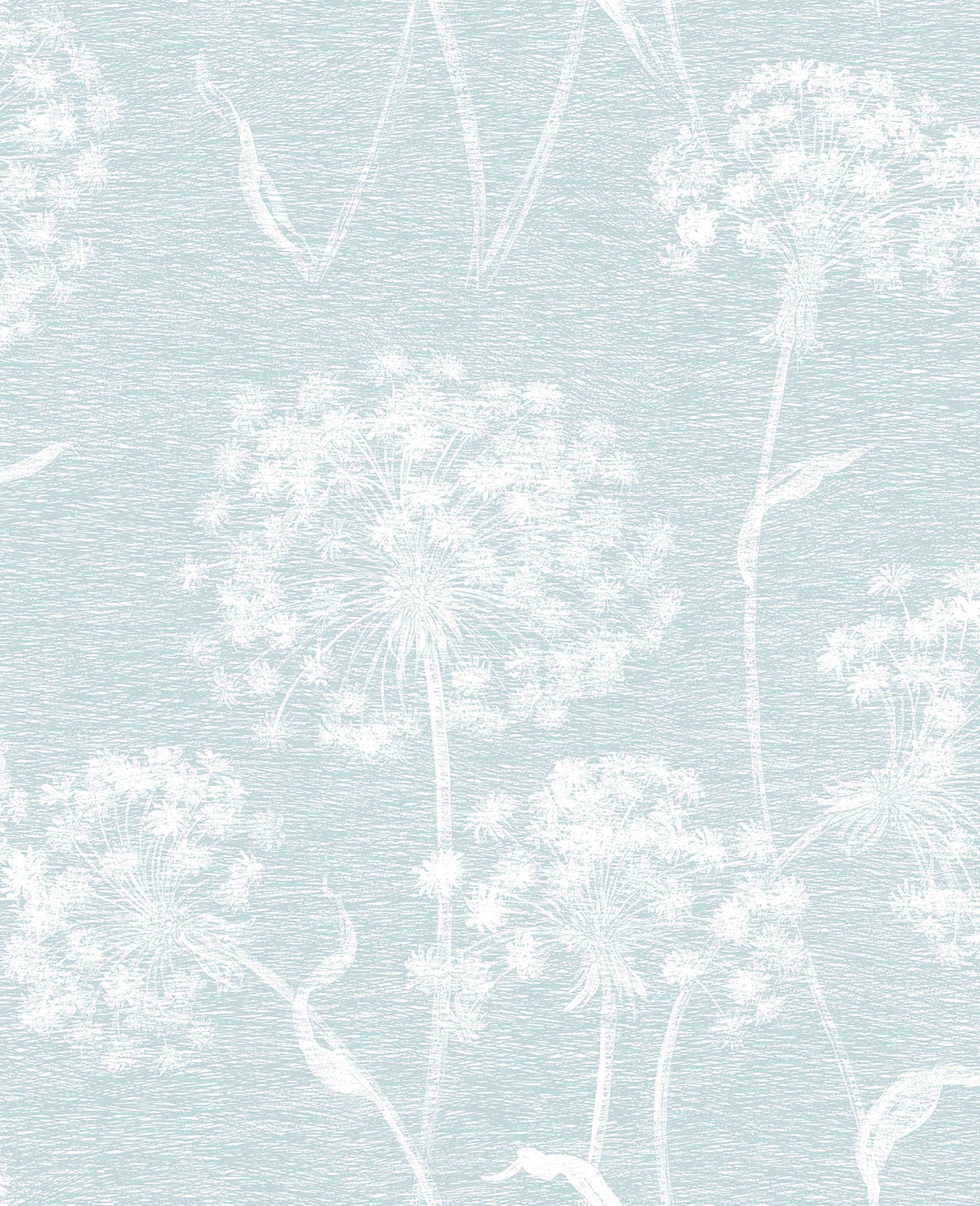 Advantage Garvey Light Blue Dandelion Wallpaper