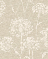 Advantage Garvey Taupe Dandelion Wallpaper