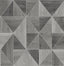 Advantage Simpson Grey Geometric Wood Wallpaper