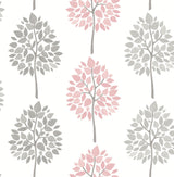 Advantage Saar Pink Tree Wallpaper