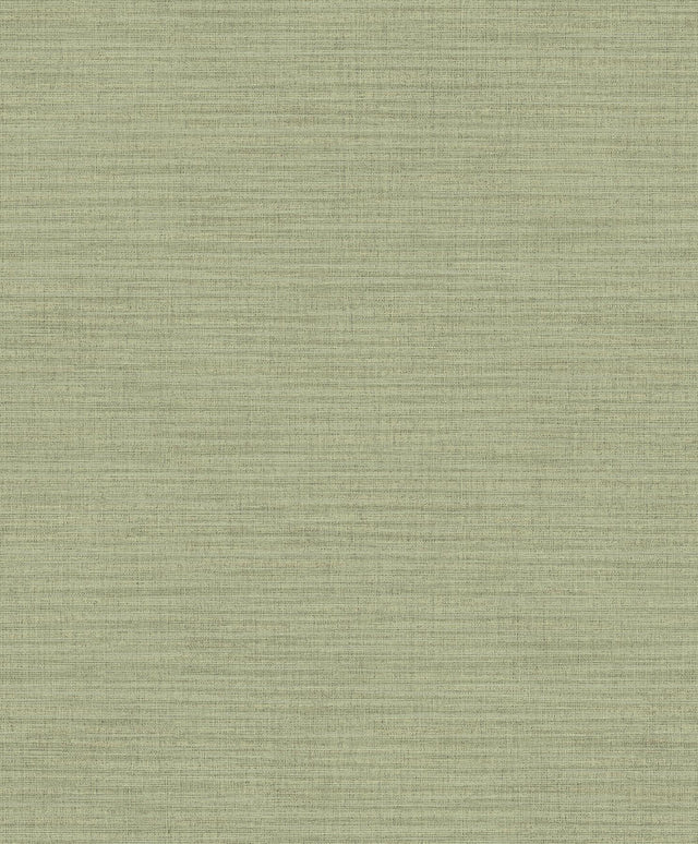 Advantage Zora Light Green Linen Texture Wallpaper