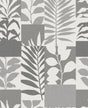 Advantage Hammons Silver Block Botanical Wallpaper