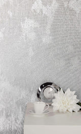 Advantage Kara Silver Texture Wallpaper