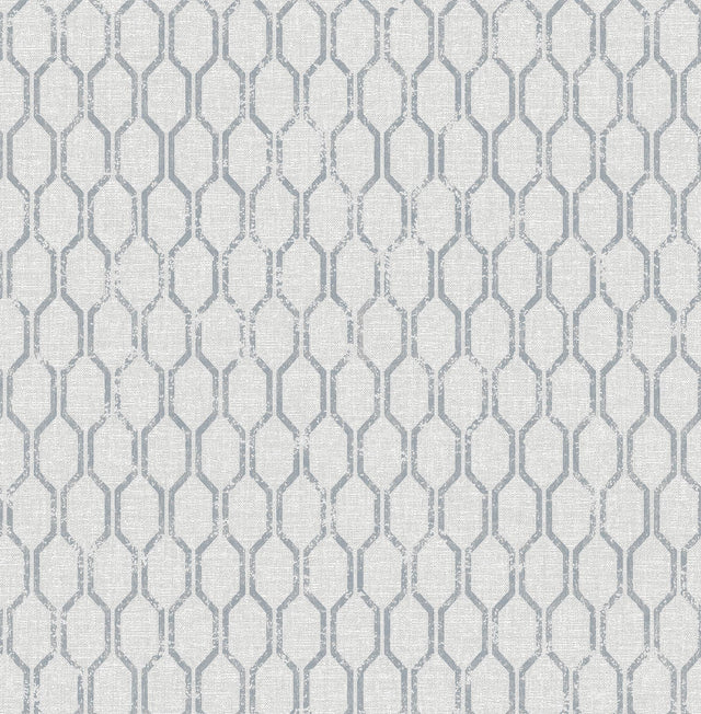 Advantage Elodie Light Grey Geometric Wallpaper