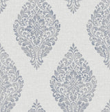 Advantage Pascale Light Grey Medallion Wallpaper