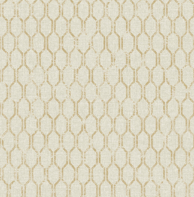 Advantage Elodie Neutral Geometric Wallpaper