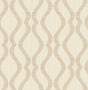 Advantage Yves Rose Gold Ogee Wallpaper