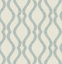 Advantage Yves Teal Ogee Wallpaper