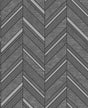 Advantage Punta Mita Charcoal Chevron Wallpaper