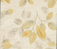 Advantage Dorado Beige Leaf Toss Wallpaper
