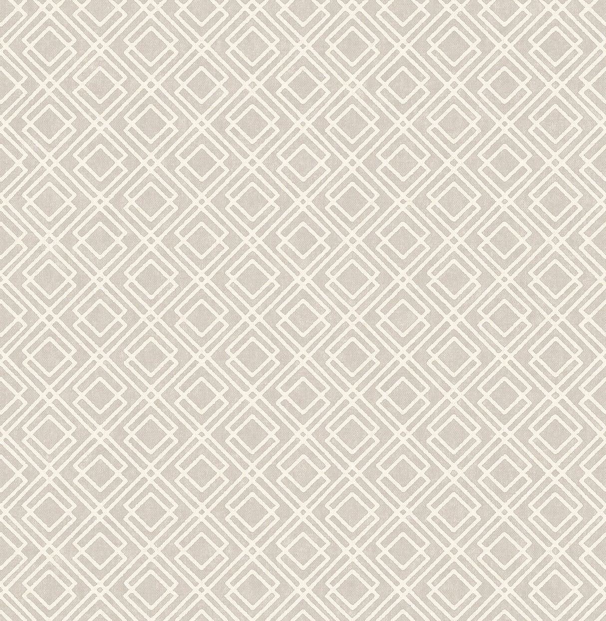 Advantage Puck Light Brown Geometric Wallpaper