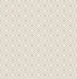 Advantage Puck Light Brown Geometric Wallpaper