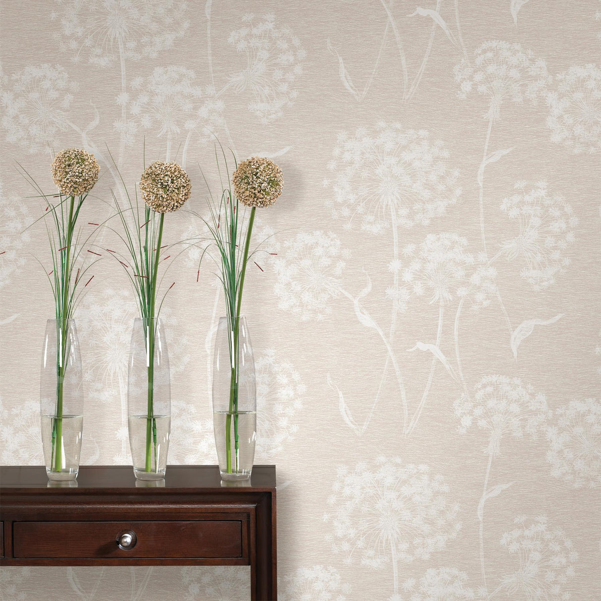 Advantage Horatio Cream Dandelion Wallpaper