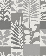 Advantage Goneril Grey Botanical Geometric Wallpaper