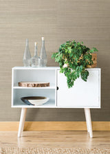 A-Street Prints Galan Silver Sisal Grasscloth Wallpaper