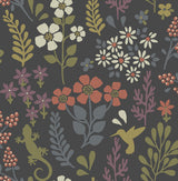 Advantage Karina Charcoal Meadow Wallpaper