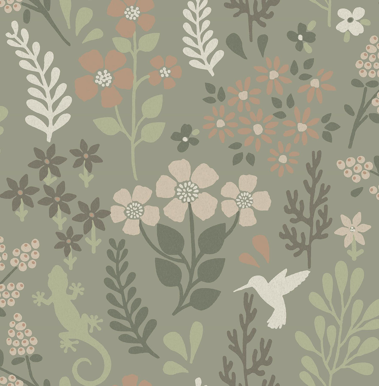 Advantage Karina Green Meadow Wallpaper