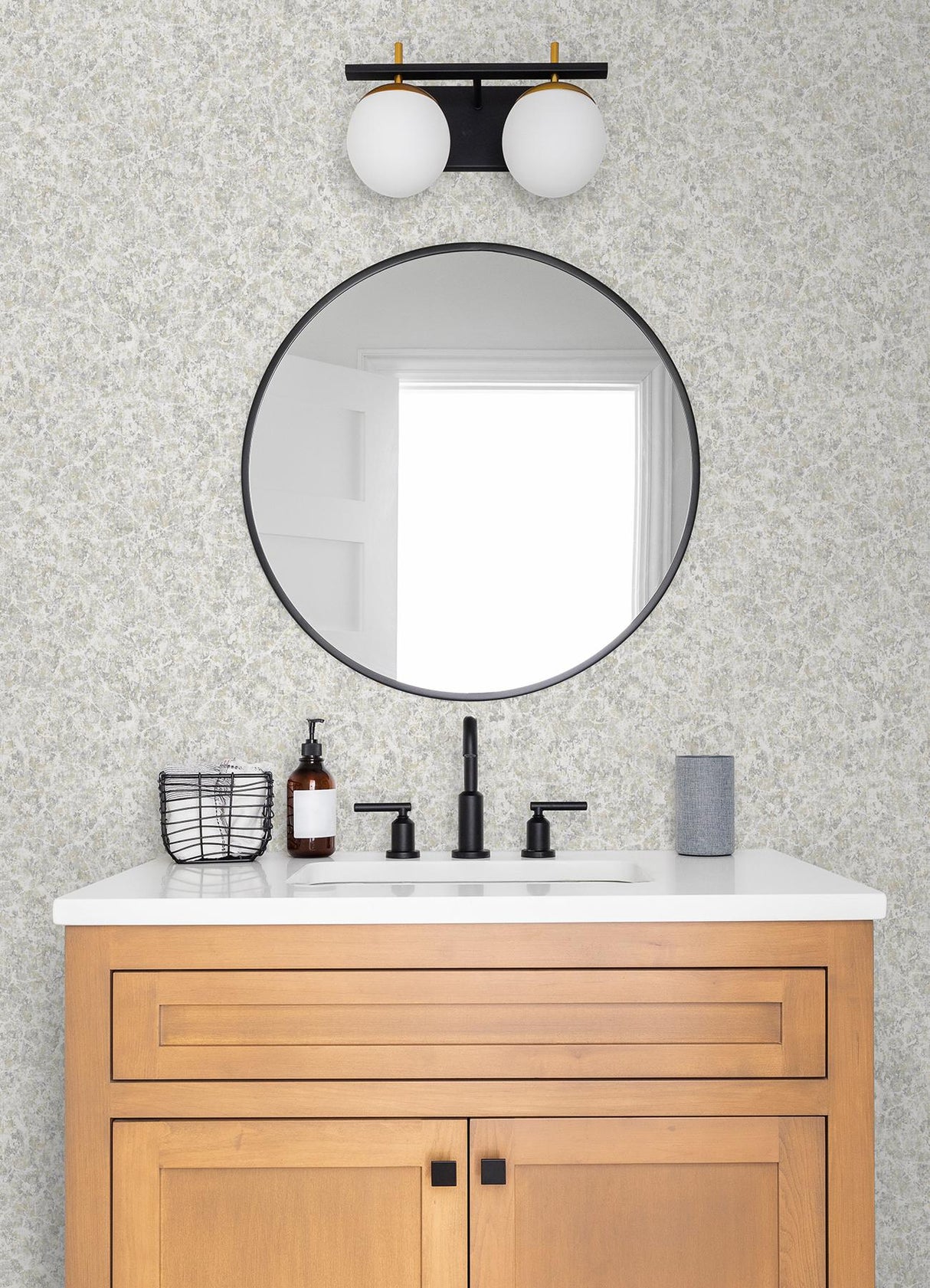 Advantage Hepworth Light Grey Texture Wallpaper