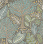 Advantage Kiah Taupe Forest Wallpaper