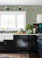 Advantage Kiah Taupe Forest Wallpaper