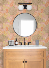Advantage Kiah Blush Forest Wallpaper