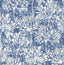 Advantage Dori Blue Painterly Floral Wallpaper