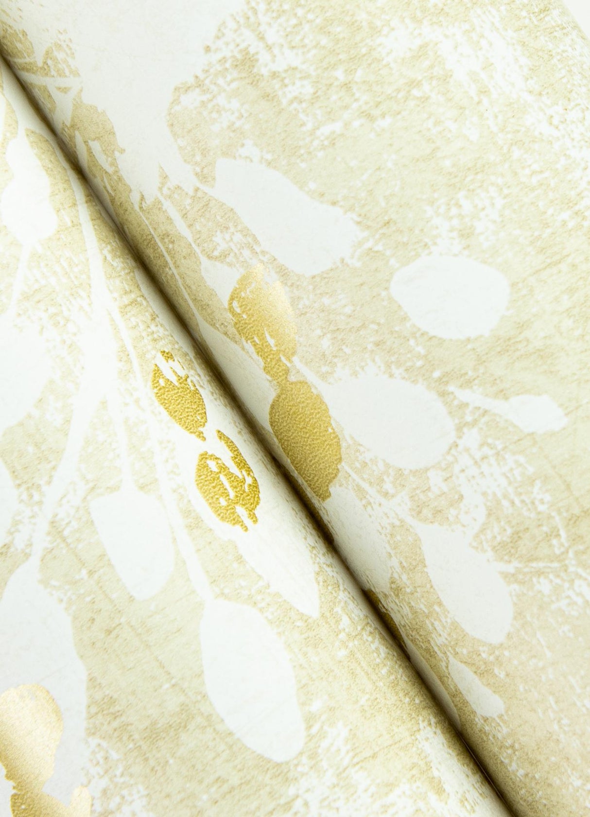 Advantage Dori Gold Painterly Floral Wallpaper