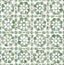 Advantage Izeda Green Floral Tile Wallpaper