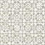 Advantage Izeda Taupe Floral Tile Wallpaper