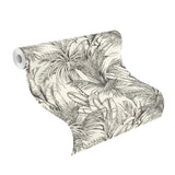 Advantage Serra White Palm Wallpaper