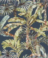 Advantage Calle Blue Tropical Wallpaper