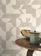 Advantage Barcelo Beige Circles Wallpaper