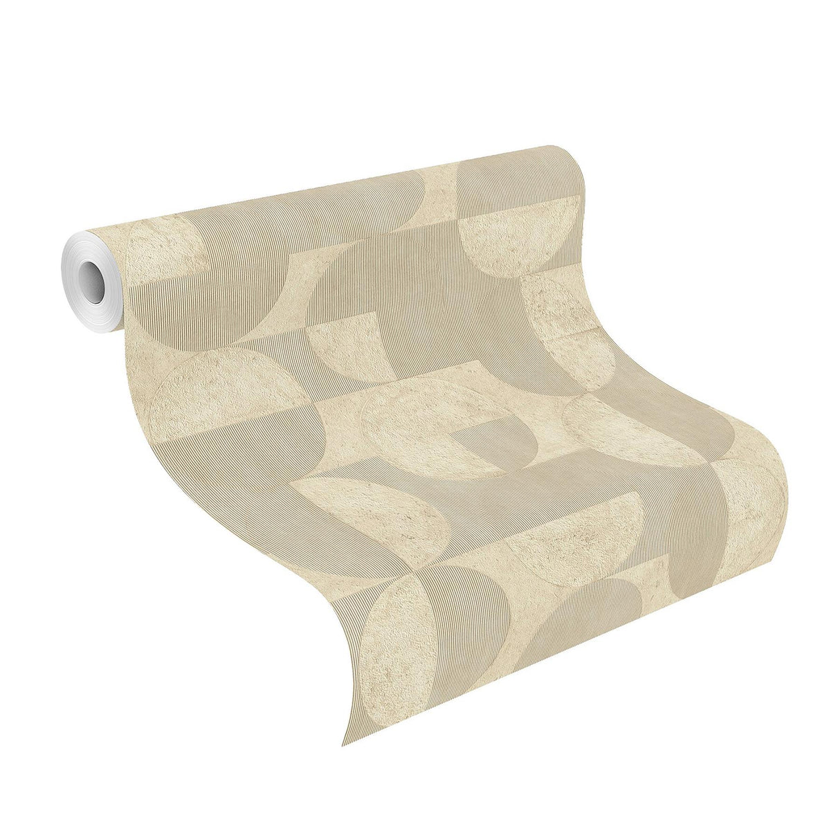 Advantage Barcelo Beige Circles Wallpaper