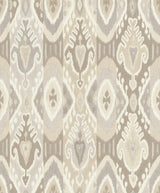 Advantage Villon Light Grey Ikat Wallpaper