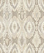 Advantage Villon Light Grey Ikat Wallpaper